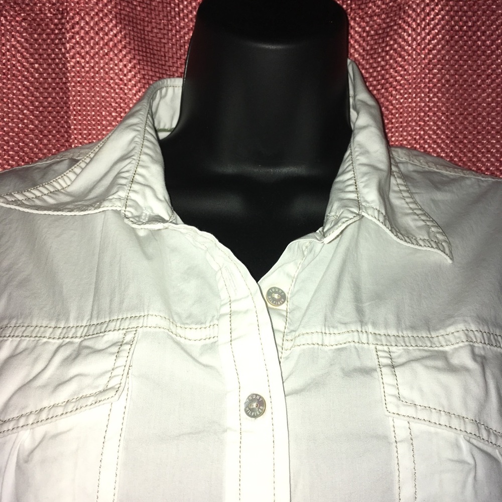 Tommy Hilfiger Button-Down Blouse - Picture 3 of 7